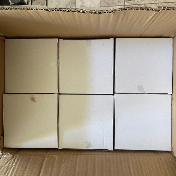 WISTERIA TWO-TONE GLASS ORNAMENTS, WHITE & TEAL (Set of 6) - Picture 14 of 14